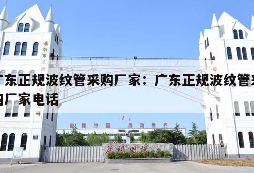 廣東正規(guī)波紋管采購(gòu)廠家：廣東正規(guī)波紋管采購(gòu)廠家電話