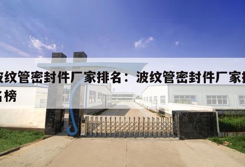 波紋管密封件廠家排名：波紋管密封件廠家排名榜