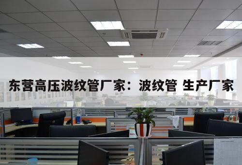 東營高壓波紋管廠家：波紋管 生產(chǎn)廠家